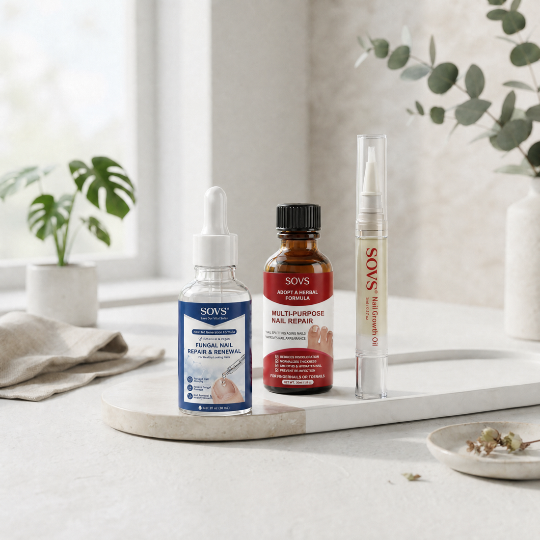 Tips for Taking Care of Discolored and Brittle Toenails at Home