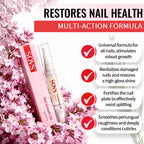 Bolígrafo de aceite nutritivo para el cuidado de las uñas, aceite para el crecimiento de las uñas, humecta y protege las uñas y las uñas con púas antimuertas, sabor a rosa.