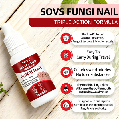 SOVS Tolnaftate Nail Fungus Solution | For Fingernails & Toenails
