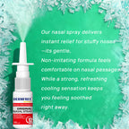 Aerosol nasal original Experiencia refrescante para respirar Respire, respiración clara y bienestar sinusal - Tratamiento con extractos naturales para el bienestar