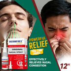 Aerosol nasal original Experiencia refrescante para respirar Respire, respiración clara y bienestar sinusal - Tratamiento con extractos naturales para el bienestar