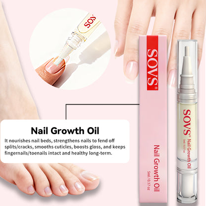 Bolígrafo de aceite nutritivo para el cuidado de las uñas, aceite para el crecimiento de las uñas, humecta y protege las uñas y las uñas con púas antimuertas, sabor a rosa.