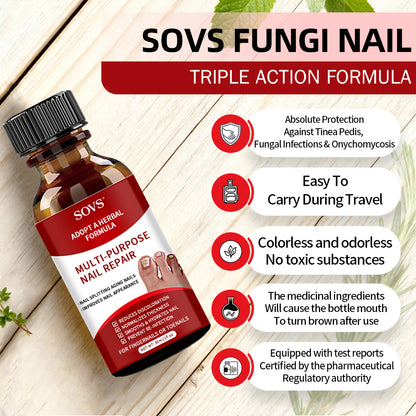 Liquid nail fungus treatment with precision brush applicator for easy application