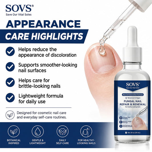 SOVS Fungal Nail Repair & Renewal Solution — For Fingernails & Toenails