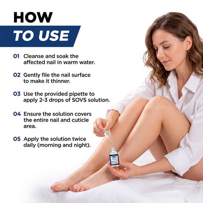 SOVS Fungal Nail Repair & Renewal Solution — For Fingernails & Toenails