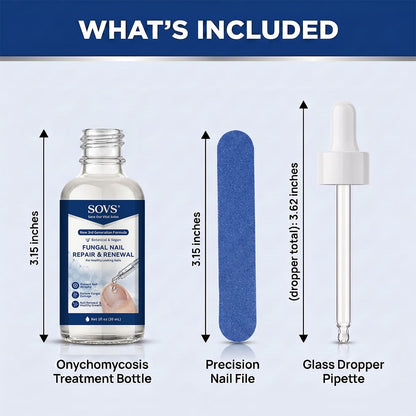 SOVS Fungal Nail Repair & Renewal Solution — For Fingernails & Toenails